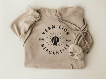 Vermilion Mercantile Pine Hoodie | Tan