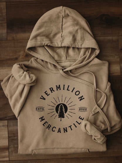 Vermilion Mercantile Pine Hoodie | Tan